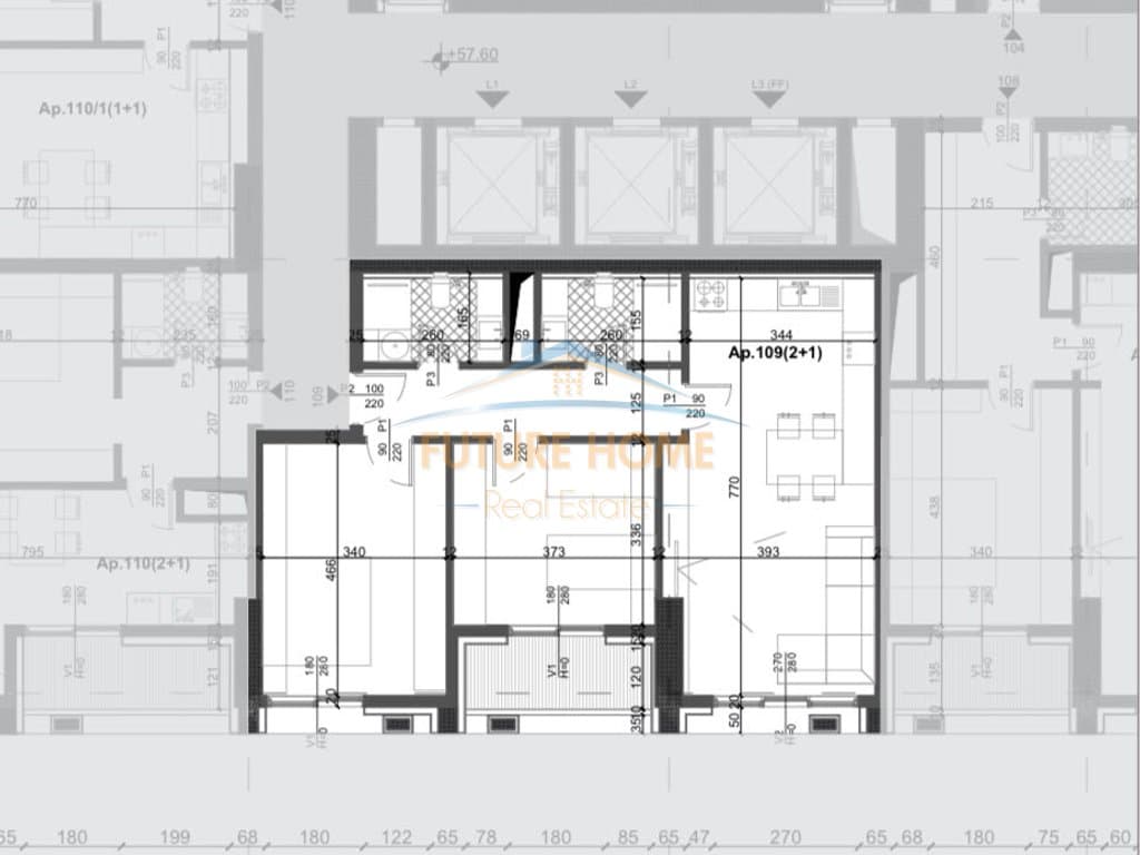 Shitet, Apartament 2+1, Filigree Tower, Tiranë. 3