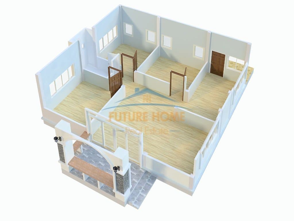Shitet, Apartament 1+1+ Oborr, Kinostudio, Tirane. 3