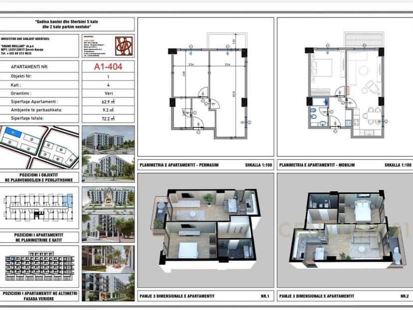 SHITET APARTAMENT 1+1 NE QERRET TEK RESIDENCA PALM PARADISE! 1