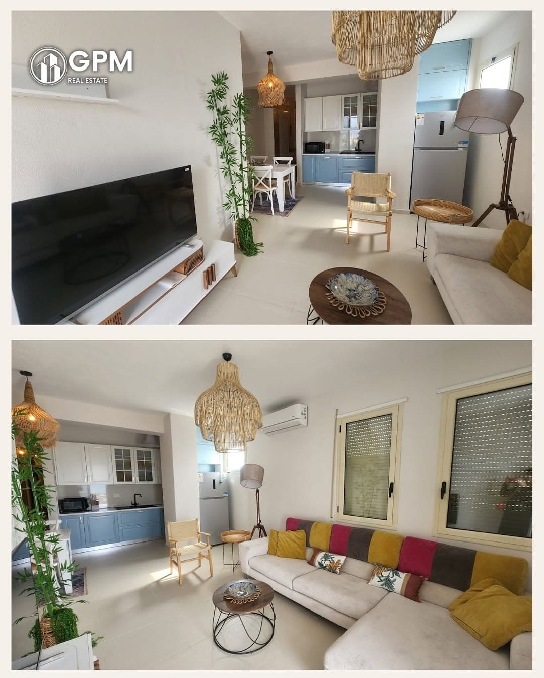 Apartament 2+1 ne shitje ne Radhimne,vija e pare me pamje nga deti 2