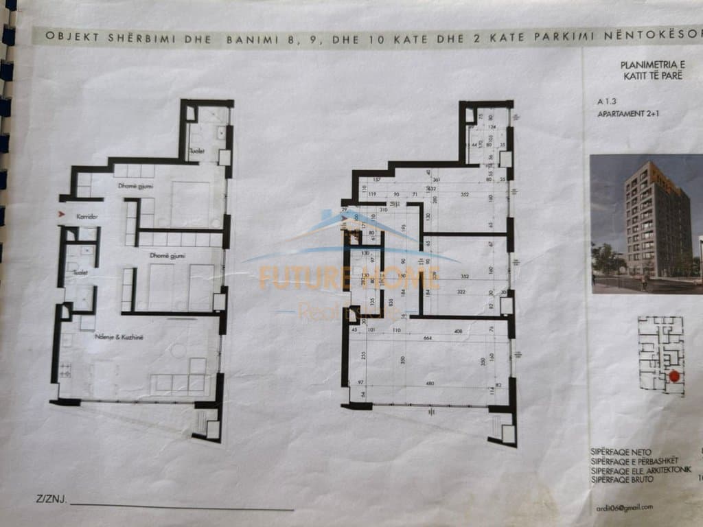 Shitet, Apartament 2+1+2, prane Fushës së Alidemit, Tiranë, Tiranë. 5