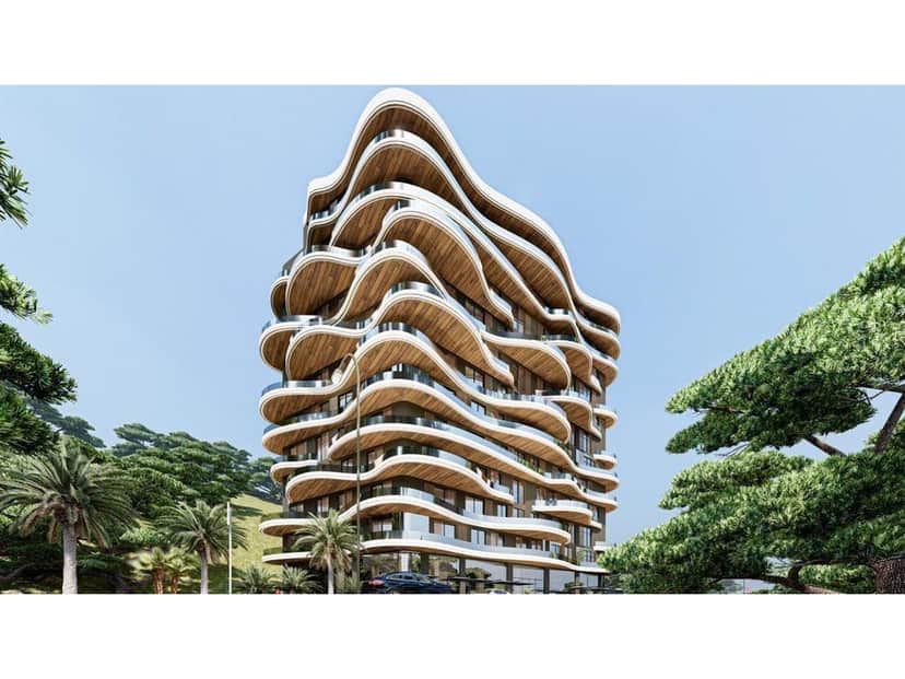 Shitet Apartament 1+1 në Ranë të Hedhun, The Wave Residence ! 1