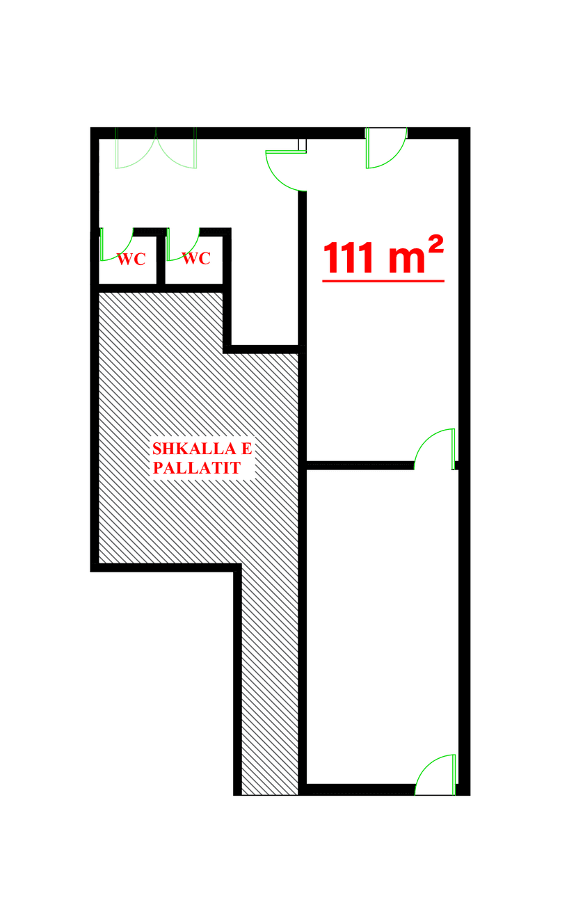 SHITET AMBIENT KOMERCIAL 111m², NE ASTIR-KOMPLEKSI FRATARI 1