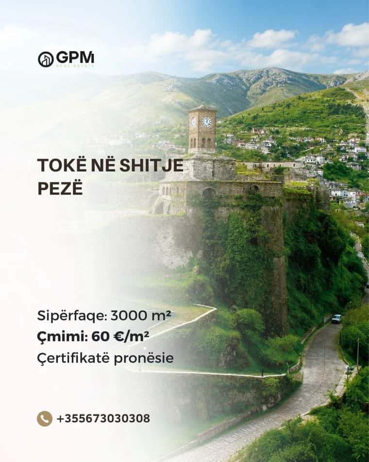 🌿 3,000 m² tokë në Pezë, hapësira ideale për të investuar dhe ndërtuar! 1