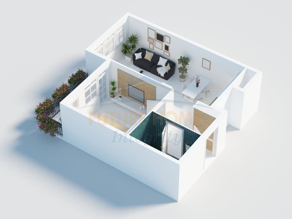 Shitet, Apartament 1+1, 21 Dhjetori, Tiranë. 1