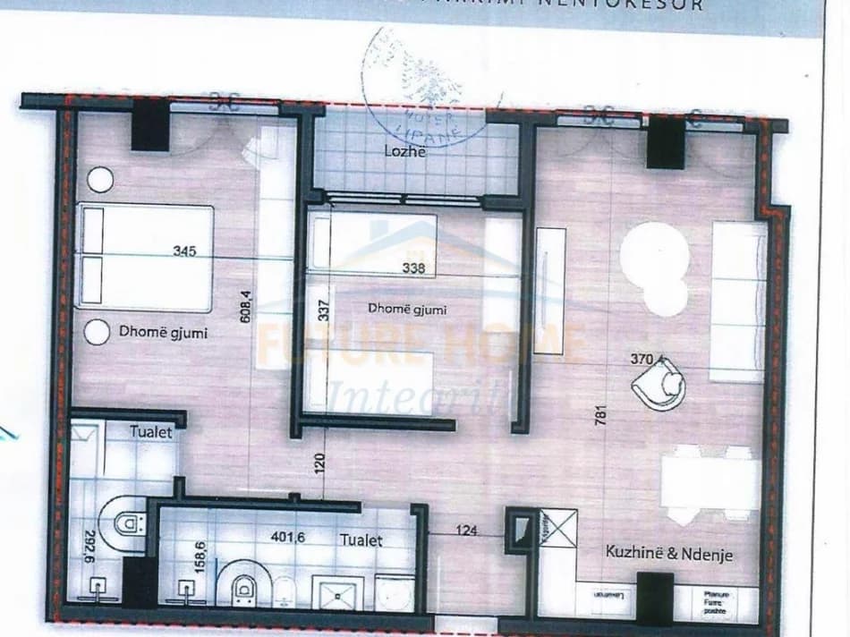 Shitet, Apartament 2+1+2, Rezidenca Splendor, Tiranë. 1