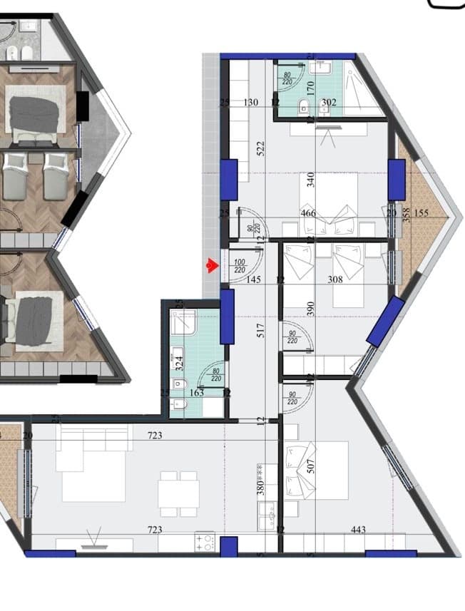 🏡 SHITET APARTAMENT 3+1 – RRUGA “DRITAN HOXHA” 1