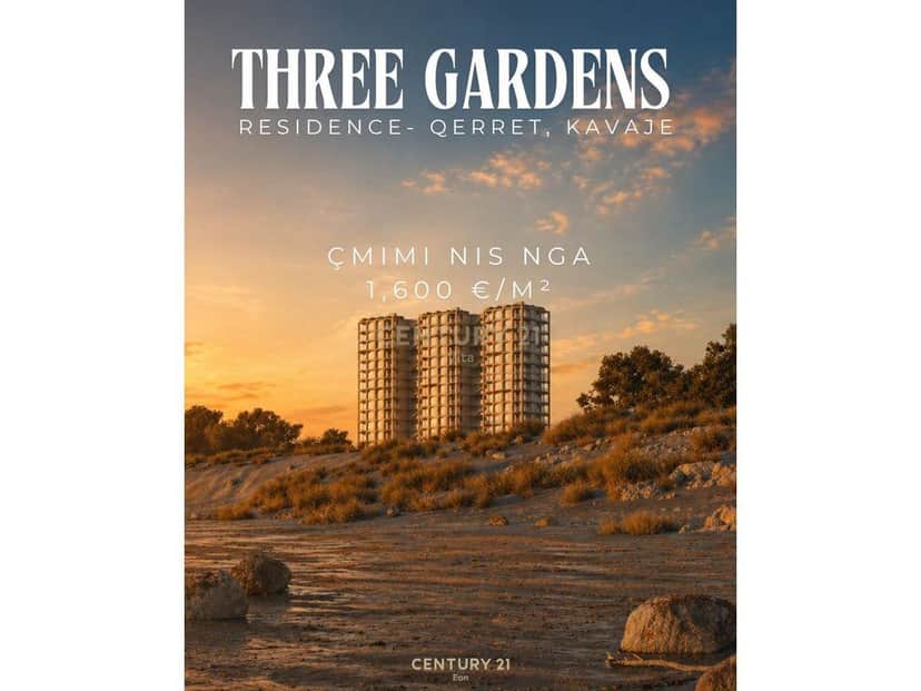 EXCLUSIVE!! SHITET APARTAMENT 1+1, THREE GARDENS RESIDENCE, QERRET! 1